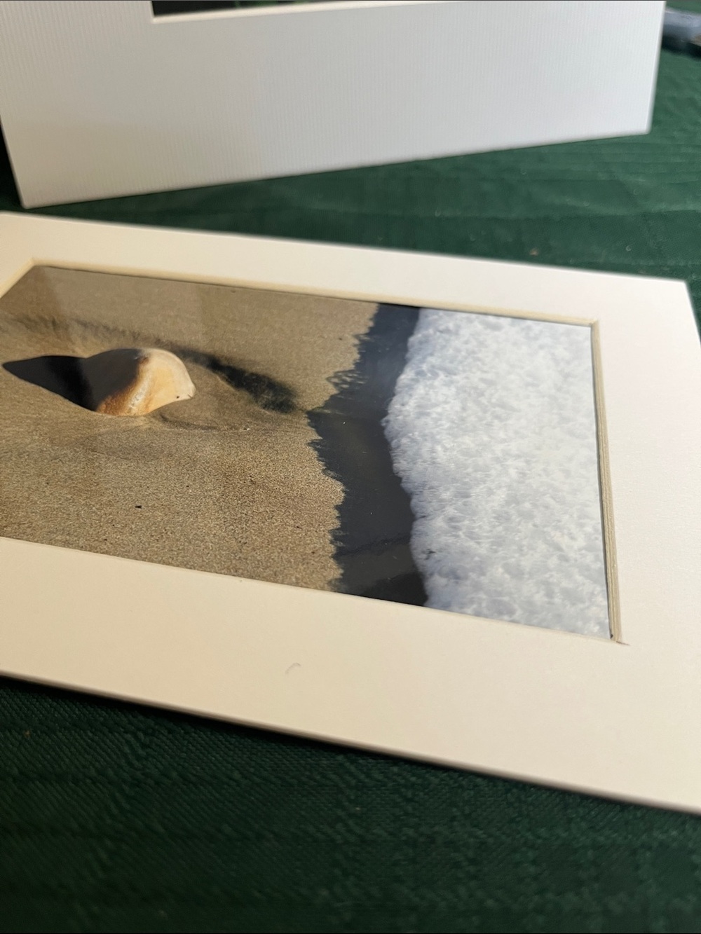 Sm Matted Photo  - Tidal - Beach & Wave
